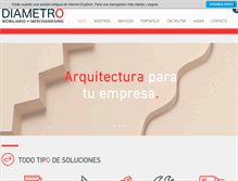 Tablet Screenshot of diametro.cl